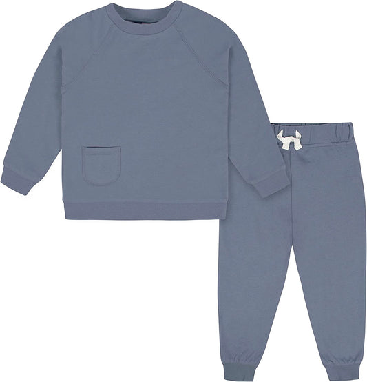 Baby-Boys Toddler 2-Piece French Terry Pullover & Jogger Set
