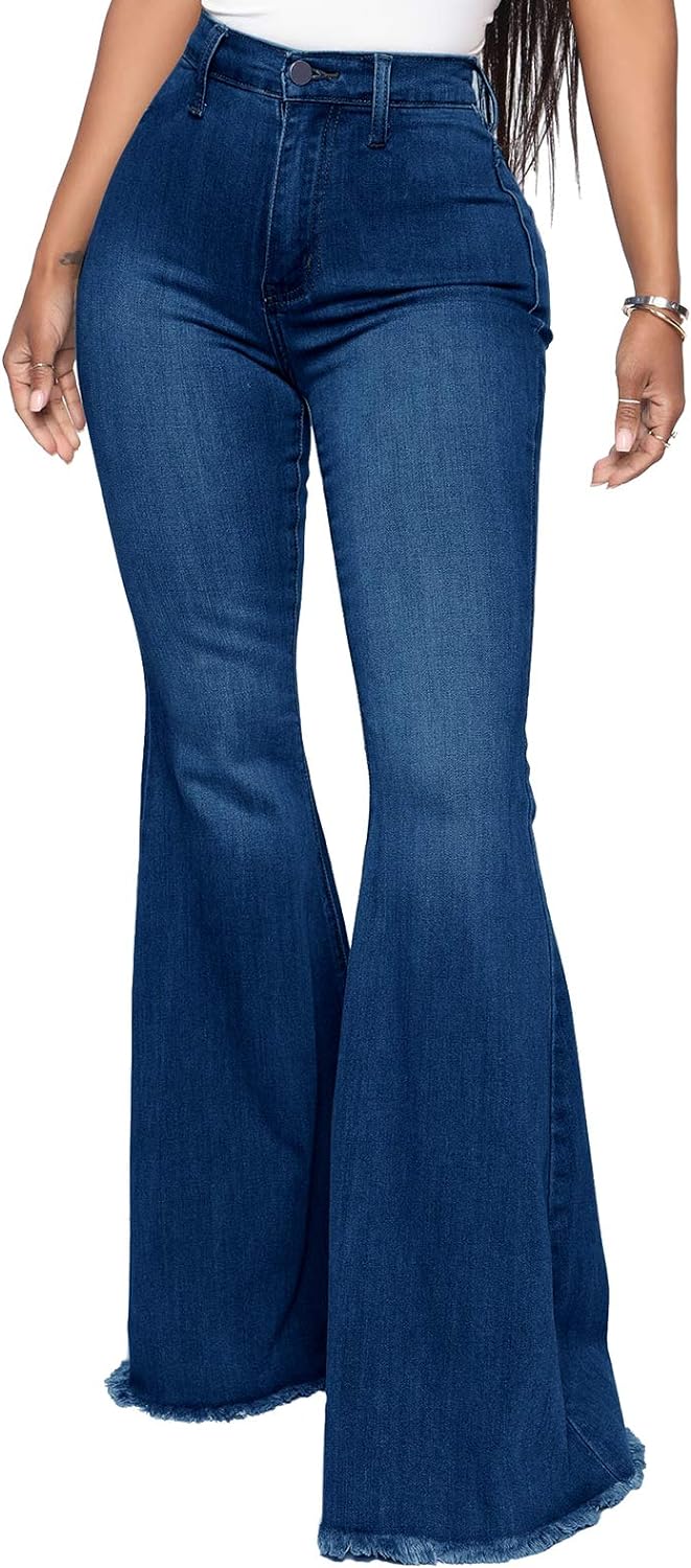 Women's Flare Bell Bottom Jeans 