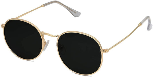 Small round Polarized Sunglasses for Women Men Classic Vintage Retro Shades UV400 SJ1014