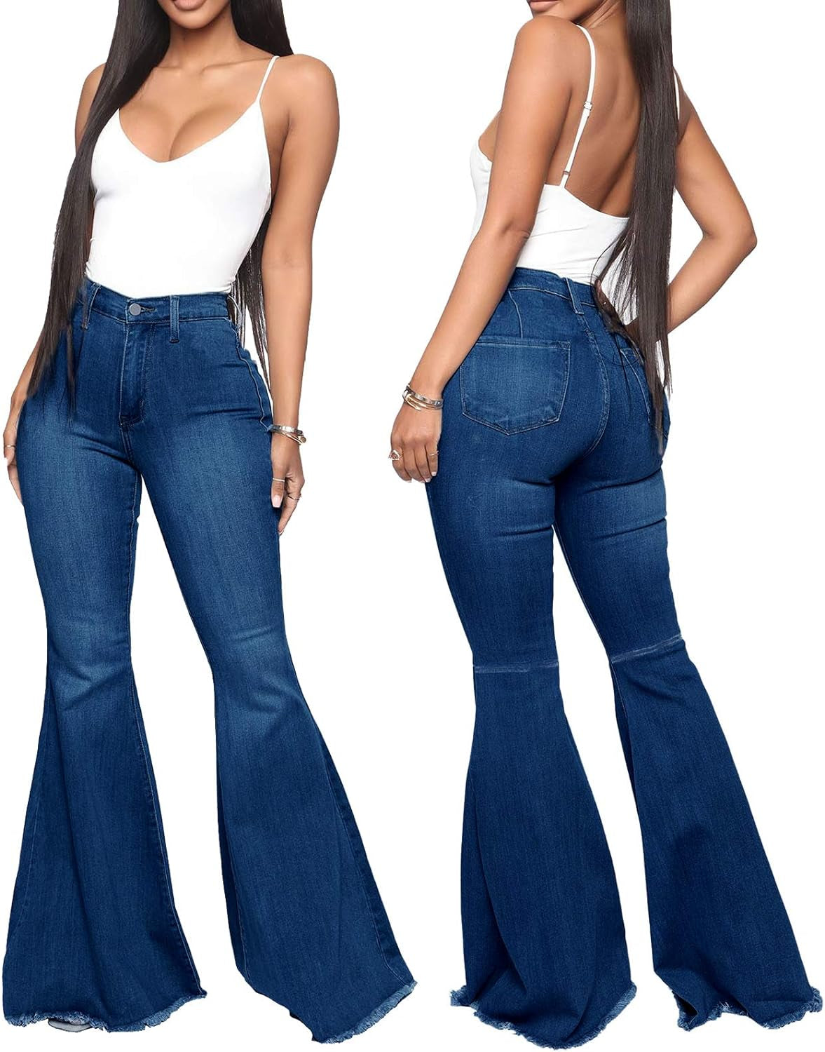 Women's Flare Bell Bottom Jeans 