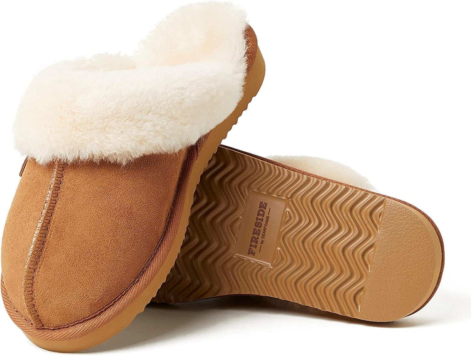 Women's Sydney Shearling Fur Indoor/Outdoor Scuff Slipper 