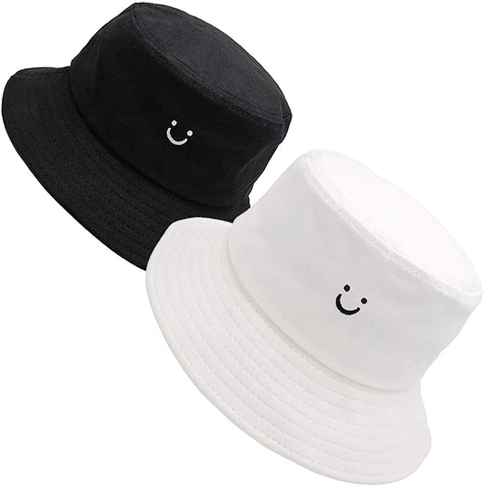 Bucket Hats Summer Travel Beach Sun Hat Outdoor Cap Unisex 2Pack