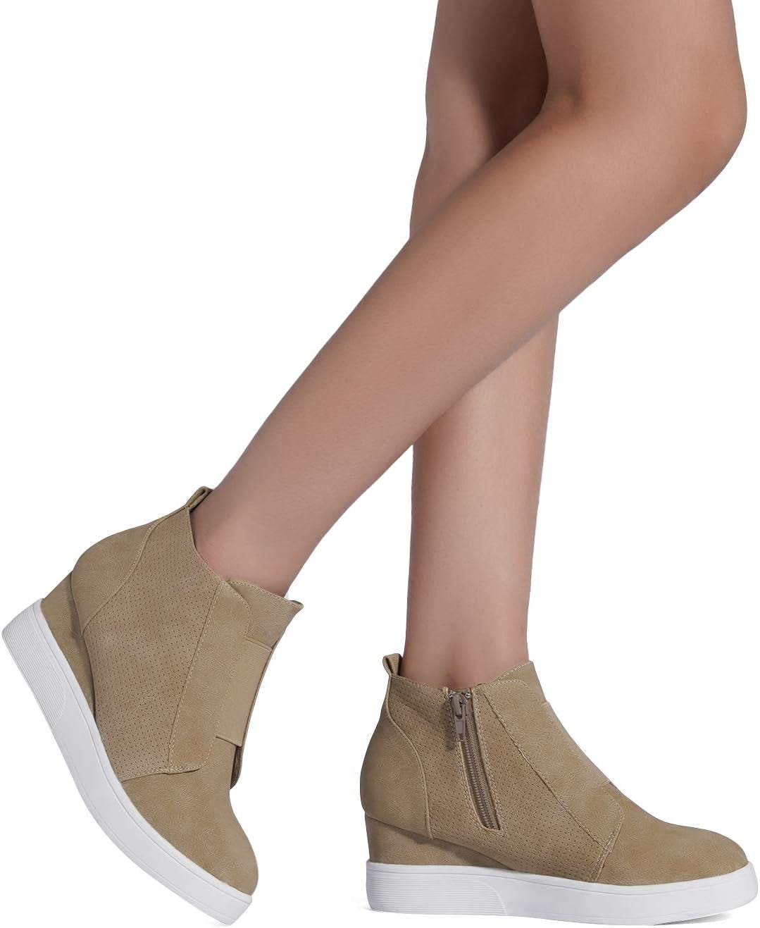 Women’s Platform Wedge Sneakers Ankle Boots