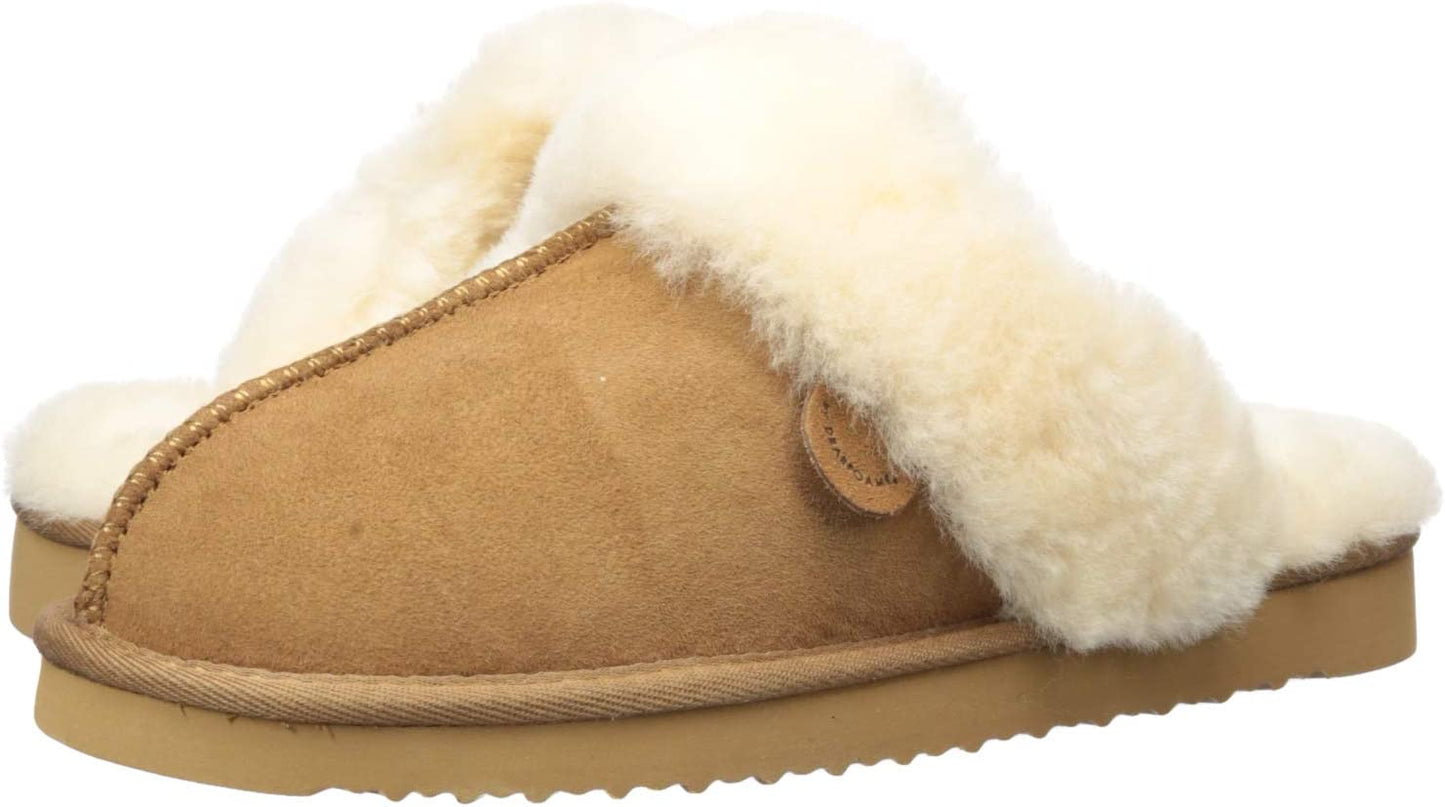 Women's Sydney Shearling Fur Indoor/Outdoor Scuff Slipper 