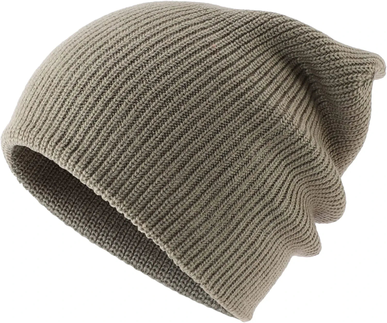 Classic Men'S Warm Winter Hats Acrylic Knit Cuff Beanie Cap Daily Beanie Hat