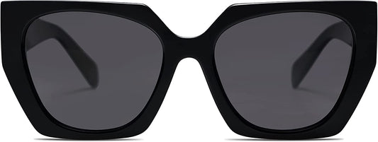 Retro Polarized Oversized Sunglasses Womens Big Square Vintage Designer 