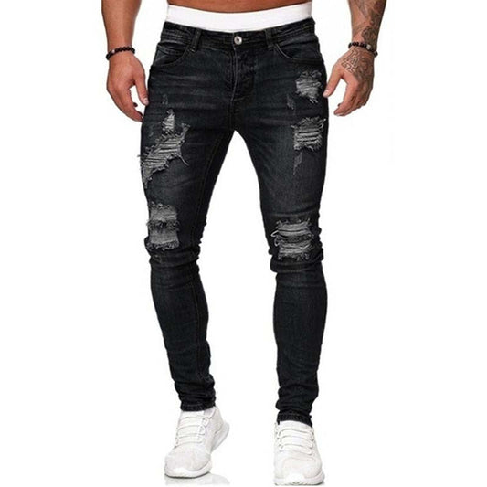  Ripped Jeans Men Skinny Slim Fit -4 colors