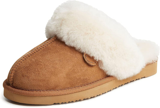 Women's Sydney Shearling Fur Indoor/Outdoor Scuff Slipper 