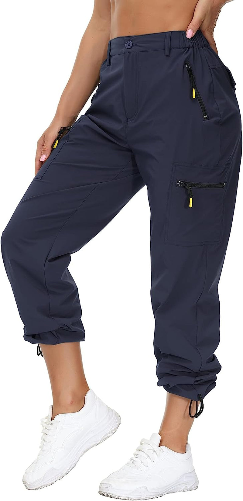 Women'S Hiking Cargo Pants Lightweight Quick Dry Outdoor Athletic Pants 