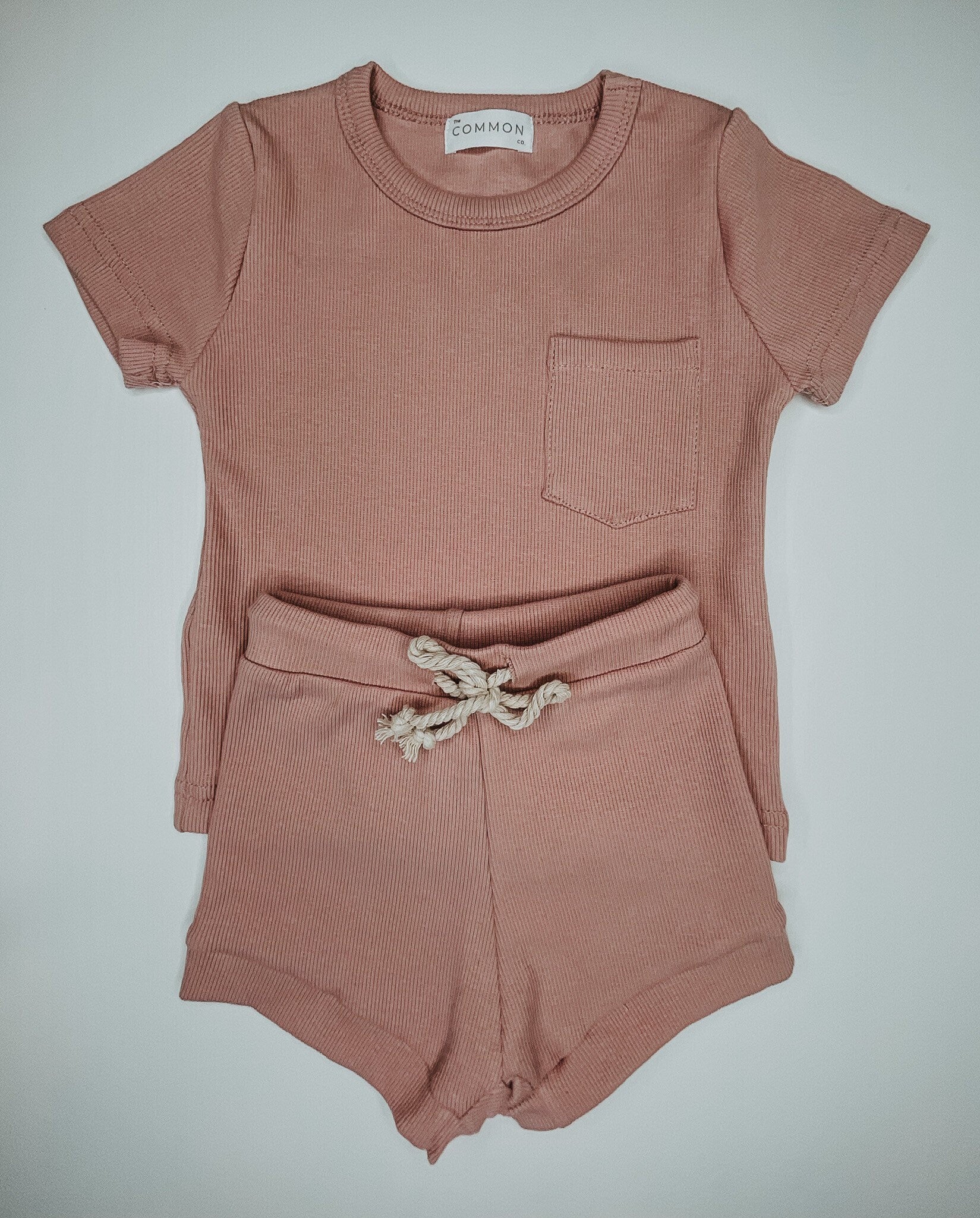 Organic Cotton Ribbed Short Set | Toddler | Kids Fashion | Summer | Baby Gift | Baby Girl | Baby Boy | Kids Clothing | Neutral