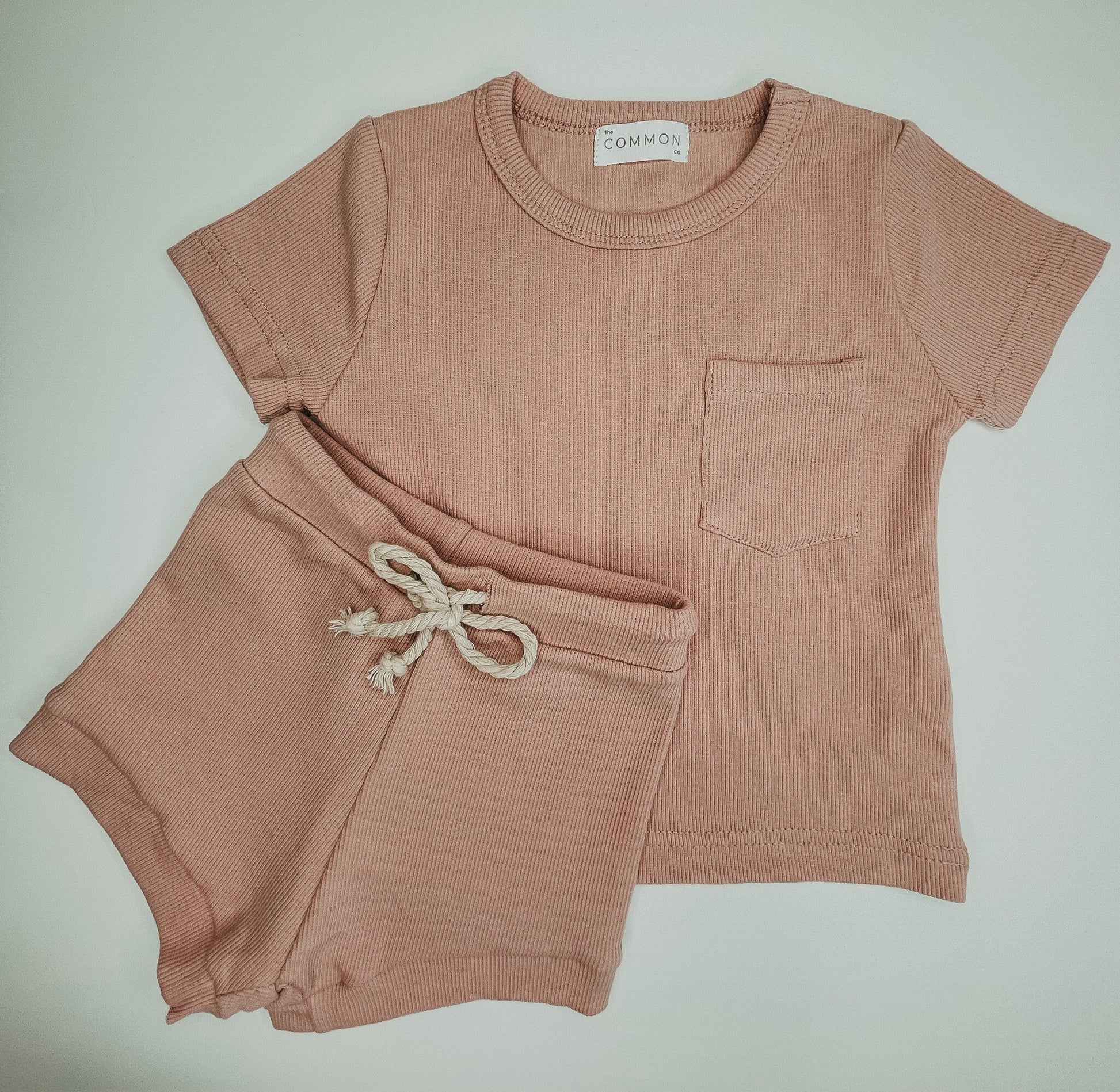 Organic Cotton Ribbed Short Set | Toddler | Kids Fashion | Summer | Baby Gift | Baby Girl | Baby Boy | Kids Clothing | Neutral