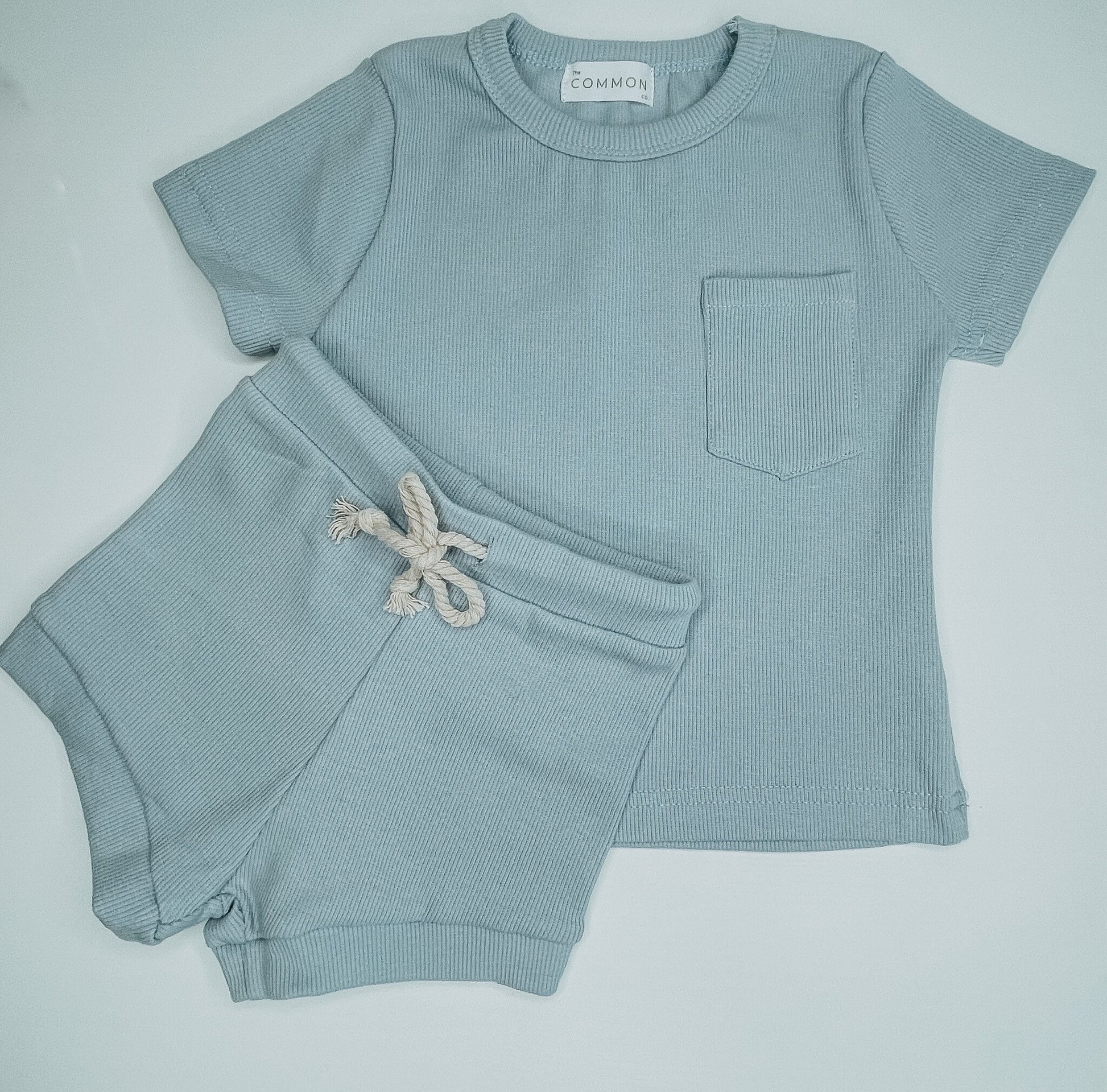 Organic Cotton Ribbed Short Set | Toddler | Kids Fashion | Summer | Baby Gift | Baby Girl | Baby Boy | Kids Clothing | Neutral