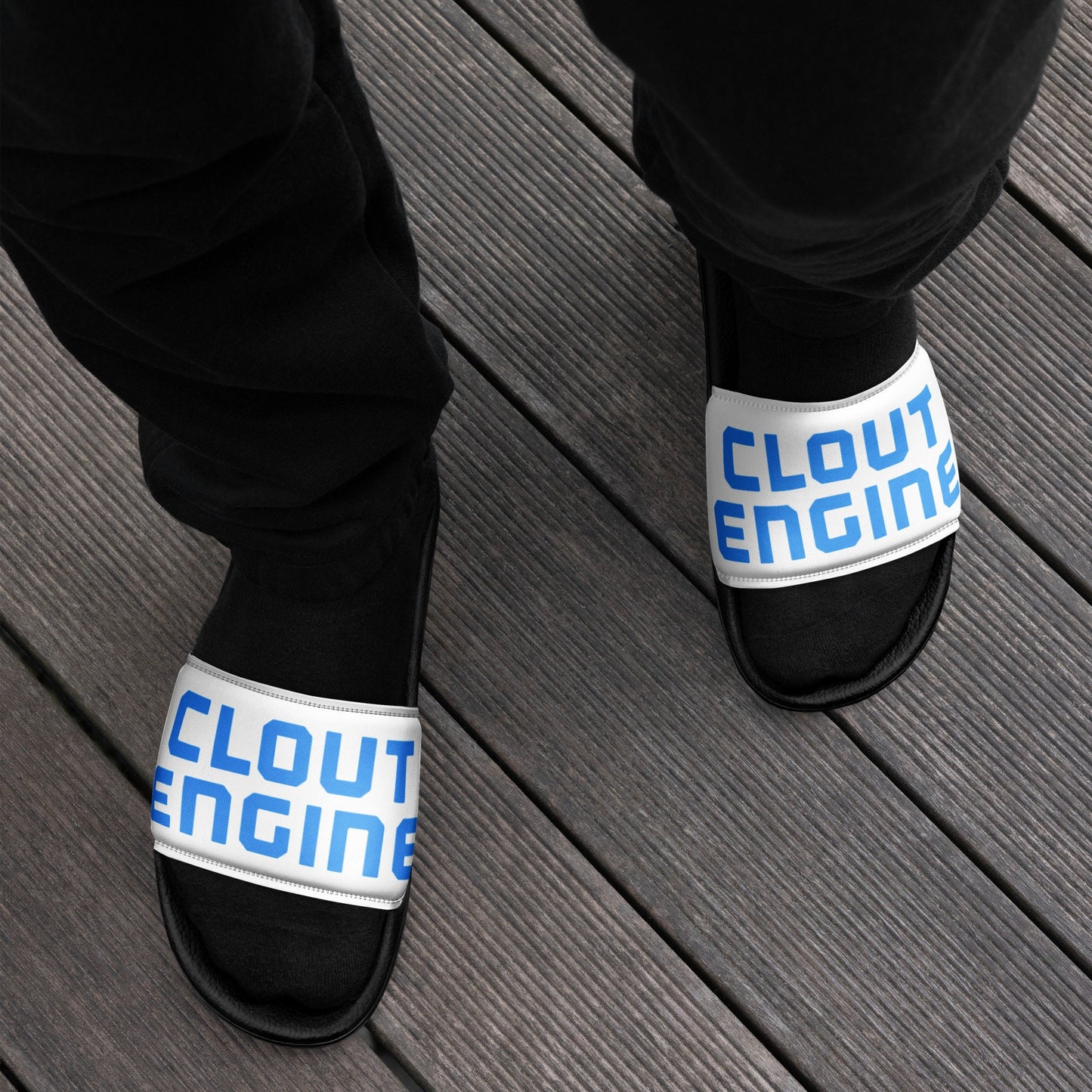 Legible Clout Engine Men'S Slides