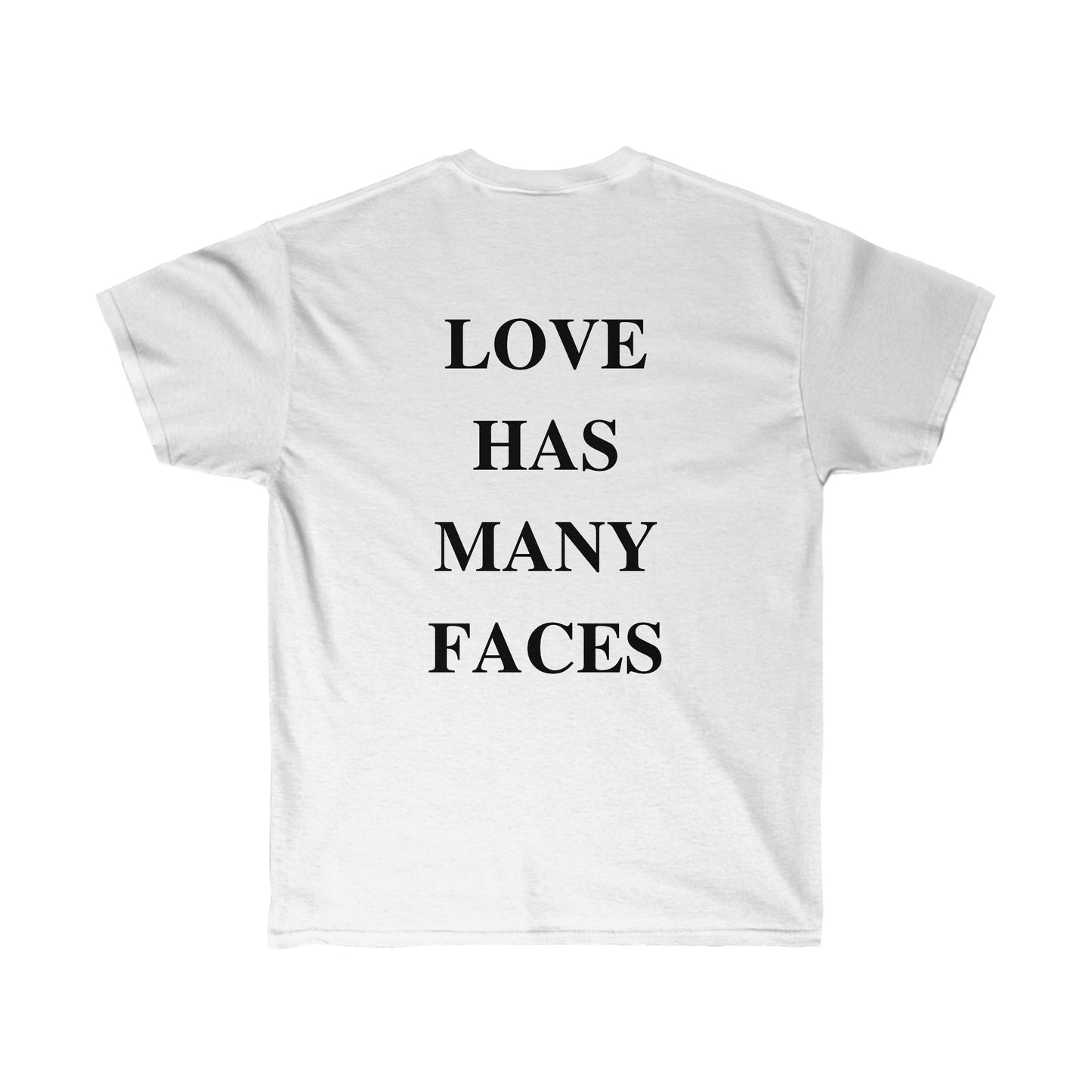 Love Has Many Face Cotton Tee, Oversized Tshirt